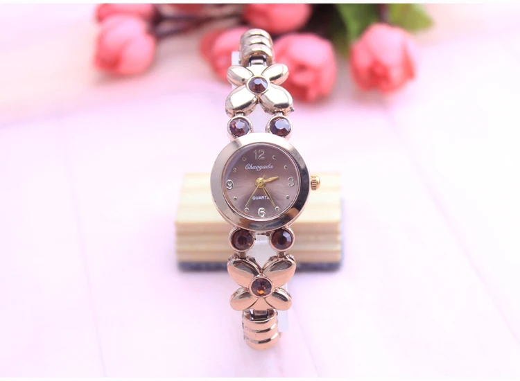 Часы женские кварцевые с квадратным циферблатом из нержавеющей стали | Наручные