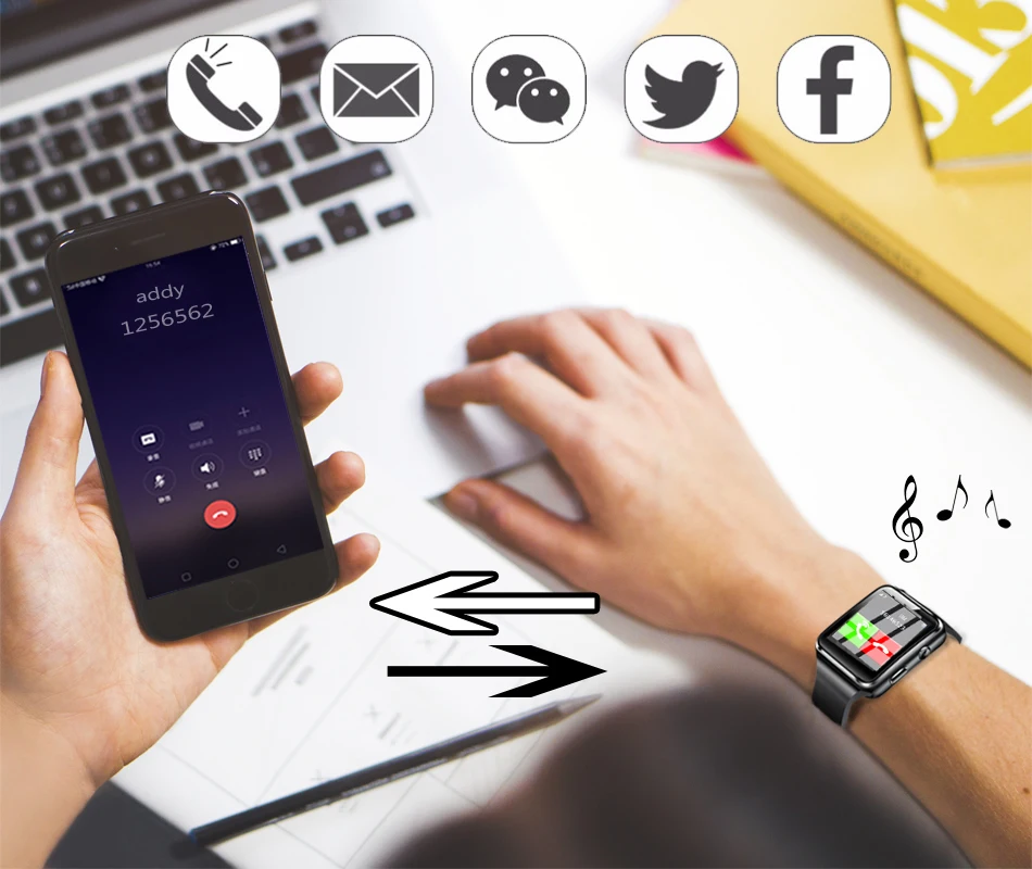 Новинка, мужские и женские часы с Bluetooth, Смарт-часы, фитнес, шагомер, браслет, для бега, ходьбы, камеры слежения, поддержка sim-карты, ремешок