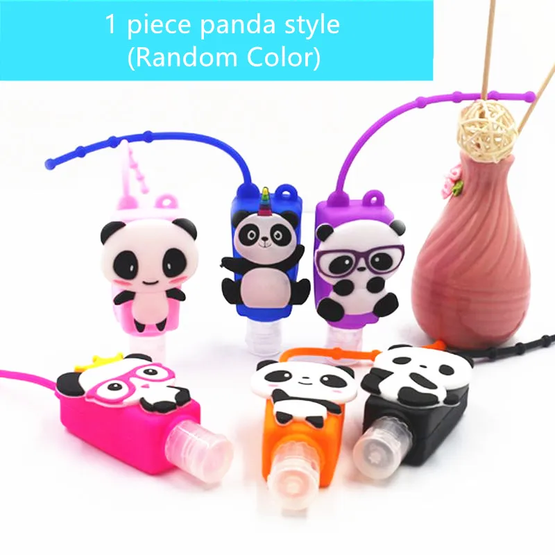 1pc P Bottle Set Вечерние бутылочки с фламинго, единорогом, дезинфицирующее средство для рук, набор для детского душа, украшения для вечеринки на день рождения, для детей, взрослых, Русалка, джунгли, вечерние сувениры - Цвет: 1pc P Bottle Set