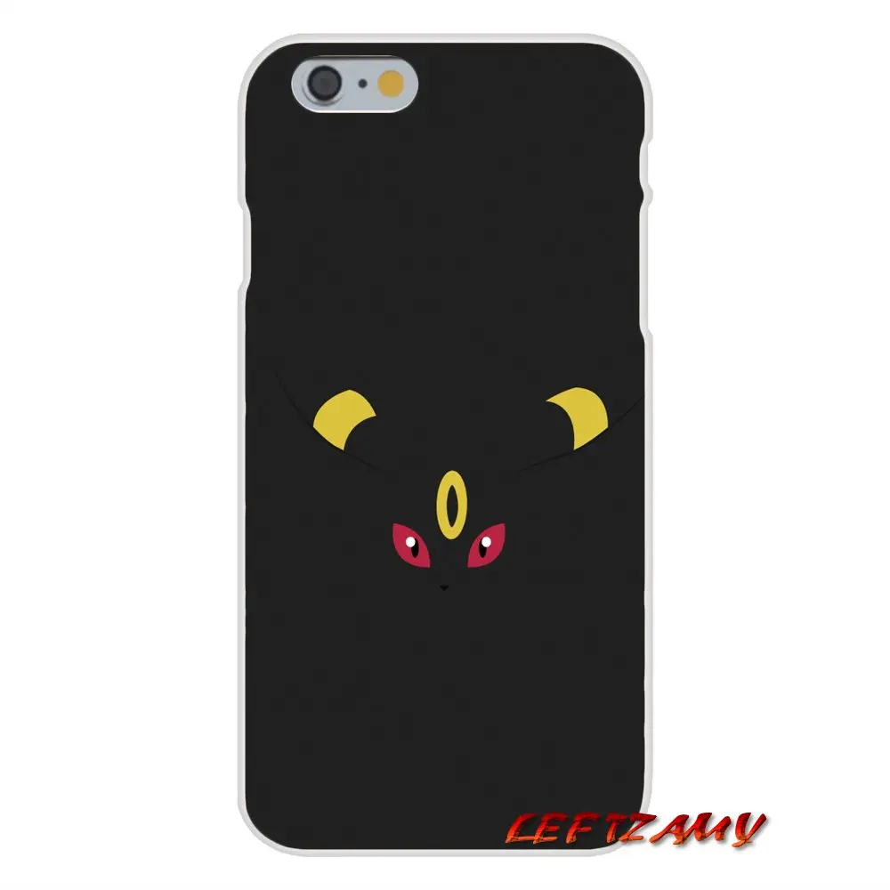 Для iPhone X XR XS MAX 4 4S 5 5S 5C SE 6 6S 7 8 Plus Pokemons Эволюция Иви аксессуары чехлы для