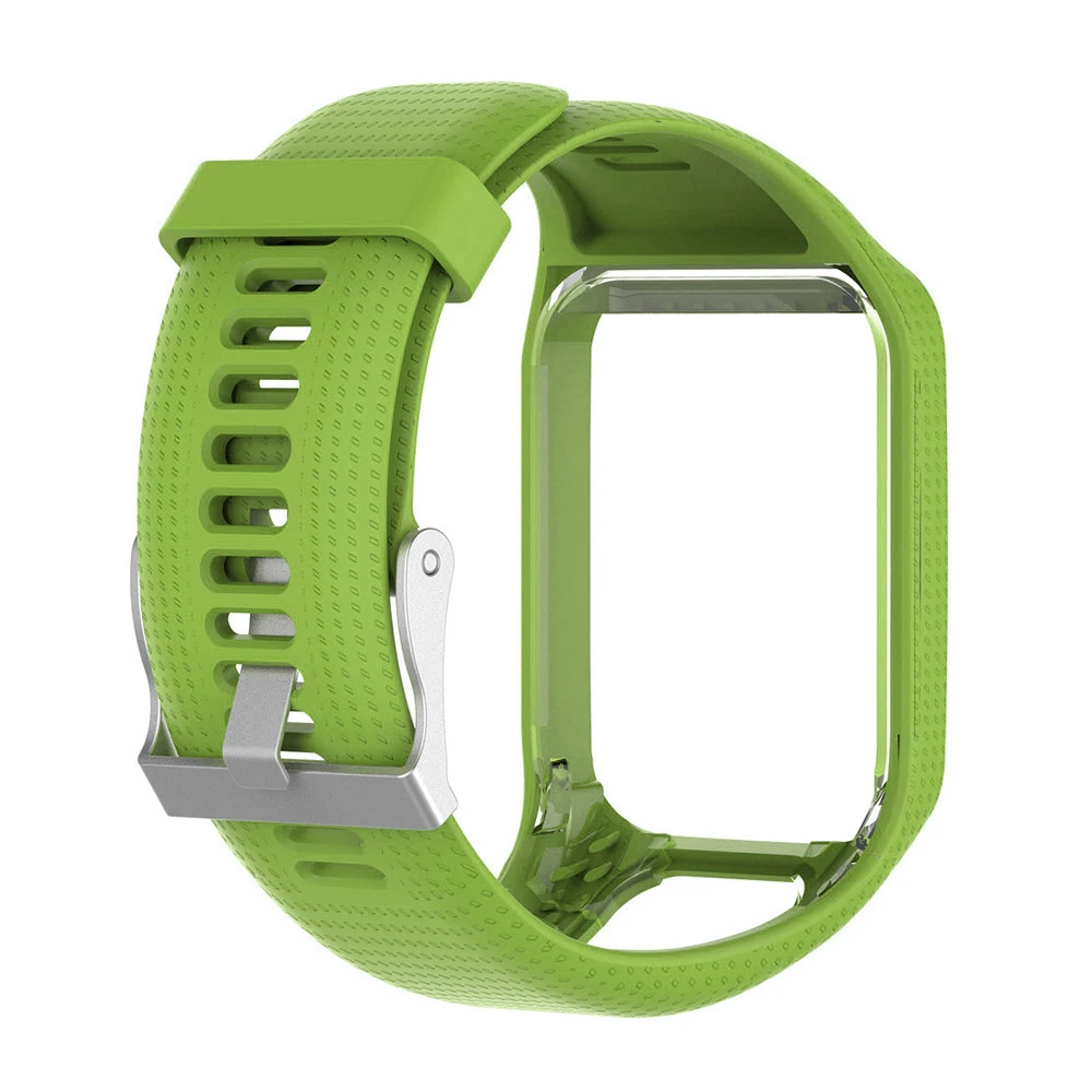 Силиконовый ремешок для часов рамка TOMTOM Runner 2 3 Spark / Glfer Adventurer GPS Watch 11 цветов |