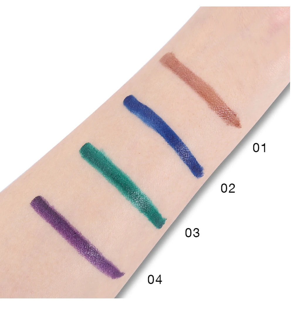 Жидкая подводка для глаз 2 цвета Водостойкая Подводка с музыкальным цветком