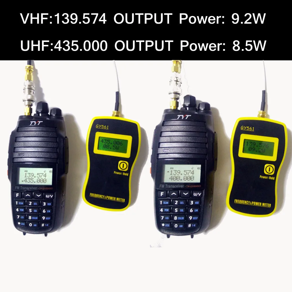 Tanie 2 Sztuk TYT TH-UV8000D 10W 3600mAh 136-174/400-520MHz Dwuzakresowy Ręczne Radio Walkie Talkie Z Funkcją Wzmacniacza Poprzecznego