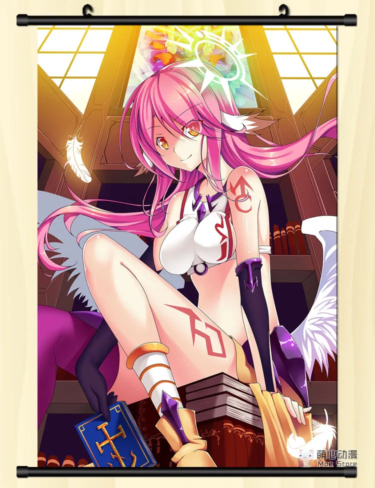 Японские декоративные картины аниме NO GAME LIFE Jibril & Sora Hatsuse Izuna домашний декор