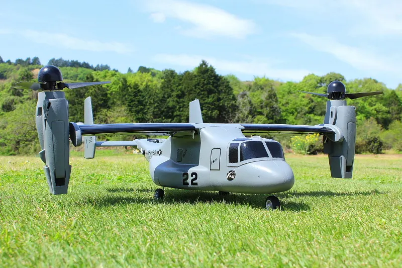 Плоская модель RC V22 V 22 вертикальный съемник и посадка VTOL PNP KIT|Радиоуправляемые