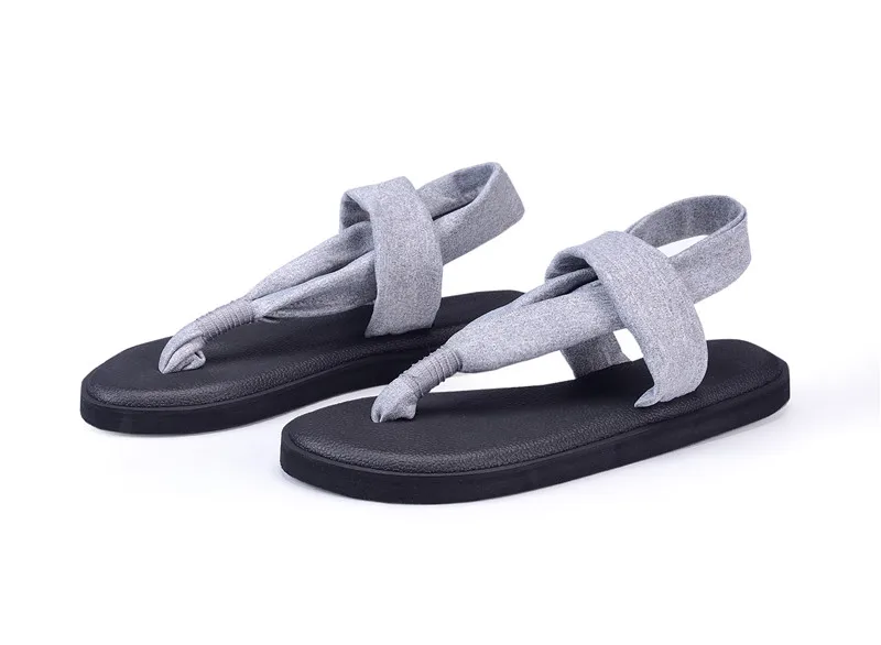 SWYIVY/женские сандалии; Вьетнамки; коллекция года; летние пляжные тапочки на плоской подошве; Брендовая женская повседневная обувь с перекрестными границами; сандалии для йоги; 42, 41