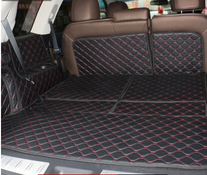 Хорошие коврики! Специальные коврики для багажника Nissan Pathfinder R52 7 мест 2017-2013