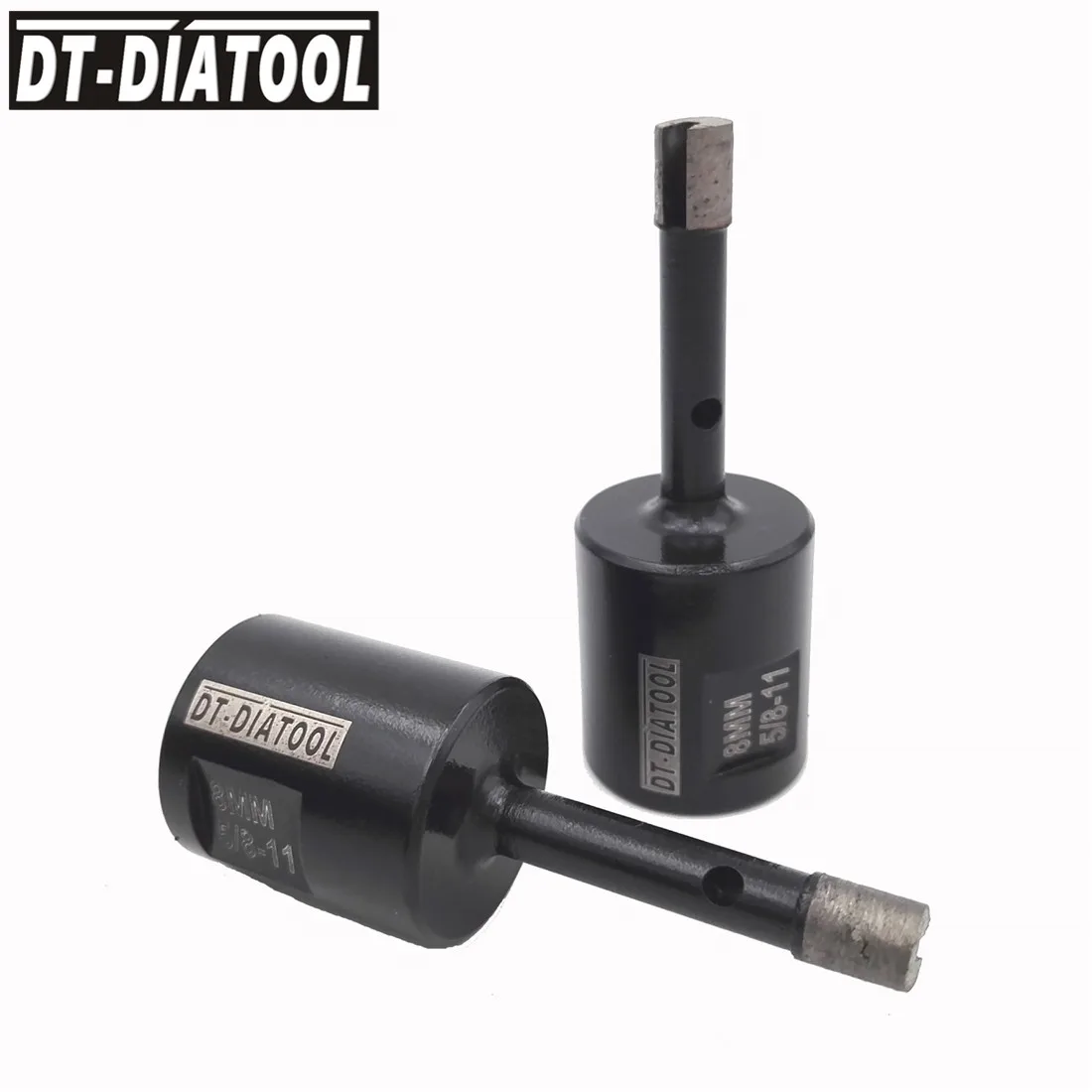 

DT-DIATOOL 2 шт. 8 мм сварные Алмазные сверлильные коронки (мокрые) 5/8-11 резьбовые сверла пила для гранита или мрамора или плитки