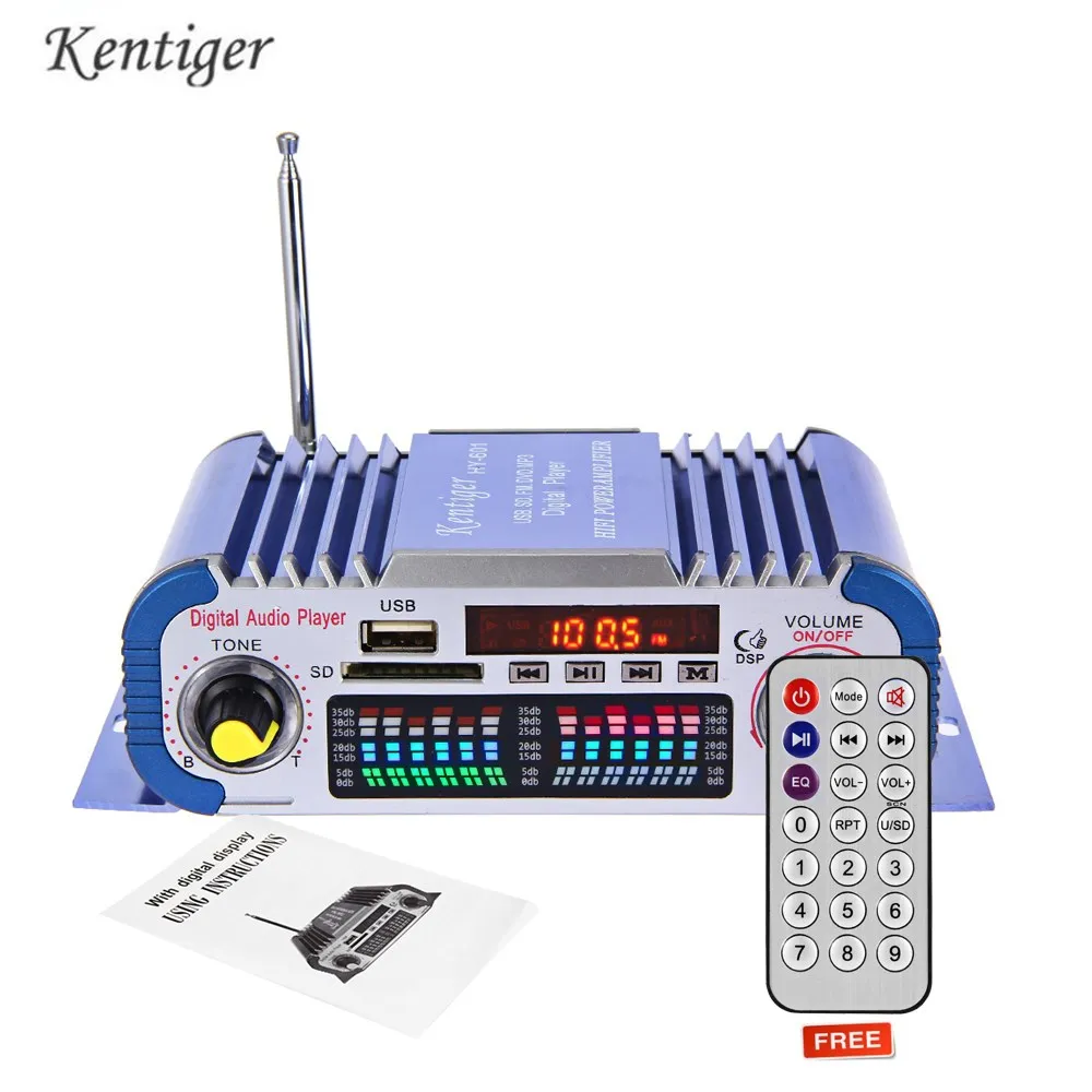 Zeepin HY601 12 В цифровой авто стерео Мощность усилитель 2 канальный звук режим