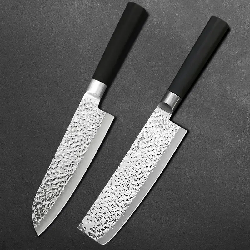 Myvit Кухня Ножи комплект 3 шт. японский Стиль Кухня Ножи мясо Тесак кожура фруктов Ножи Нержавеющая Сталь Шеф-повар Ножи - Цвет: 77 SET