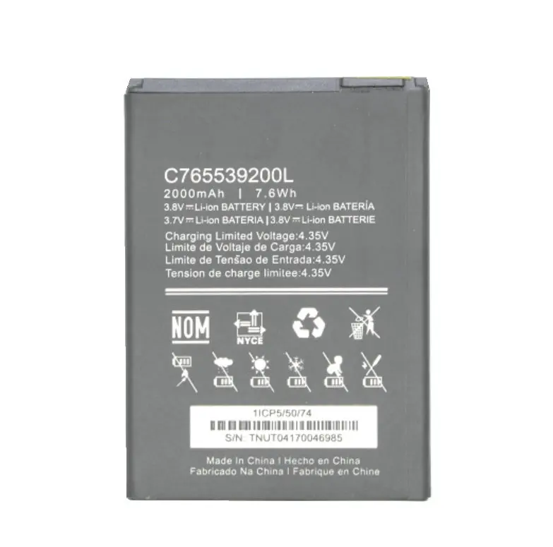 Ciszean 1x3 7 V 2000mAh Сменный аккумулятор C765539200L для BLU Studio G2 HD S530 S550Q X8 C765 батареи |