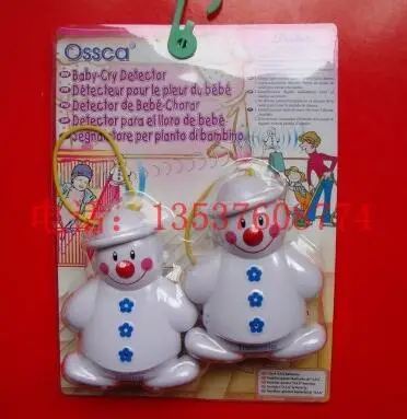 5 пара/лот Новый Снеговик прекрасный беспроводной ребенок плач детектор монитор
