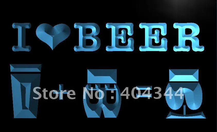 

LB930- I Love Beer Bar Pub Club, новая модель, поделки для домашнего декора