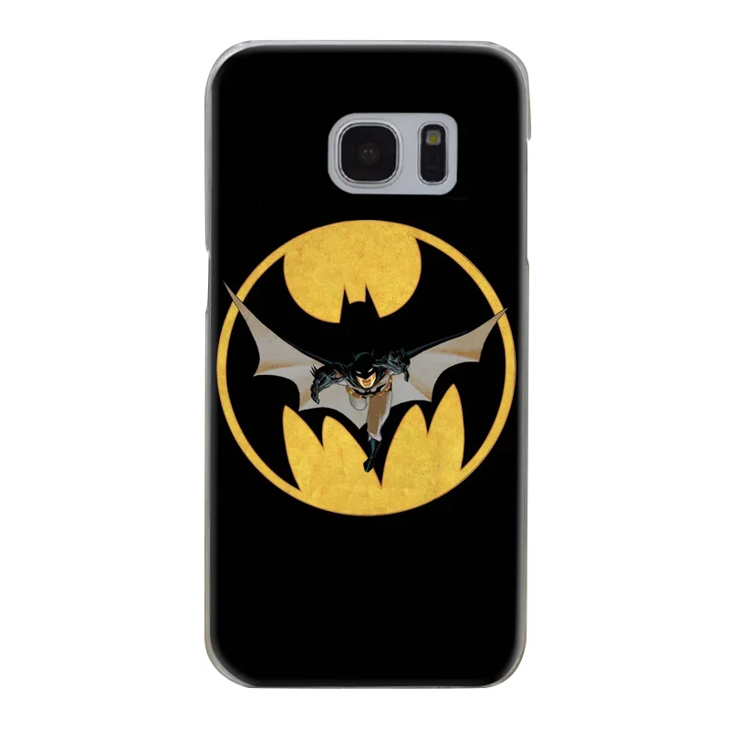 H043 Batman Superhero Transparent Hard PC Case Cover For Samsung Galaxy S Note 3 4 5 6 7 8 9 Edge Plus |