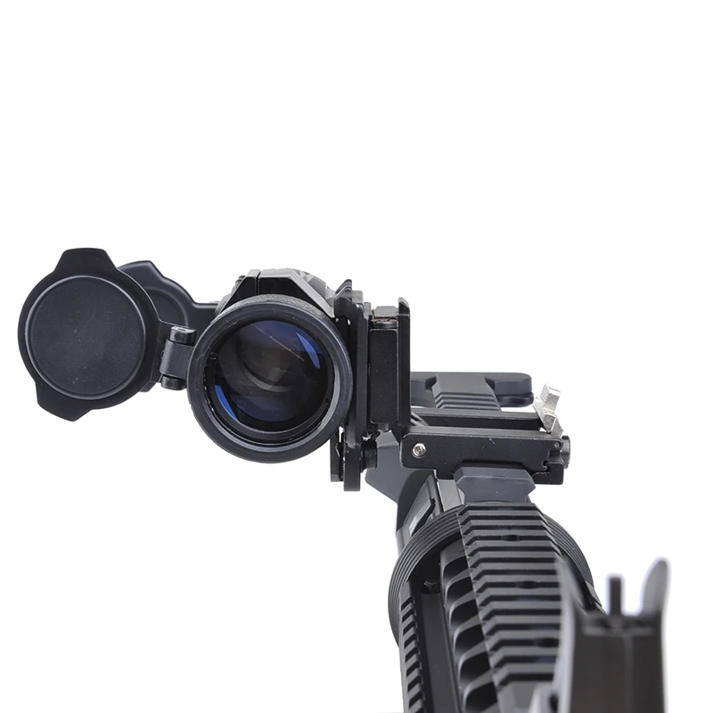 SEIGNEER Tactics 4X FXD Лупа с красной точкой зрения с регулируемым QD креплением для легкого крепления и удаления подходит для 20 мм рельса