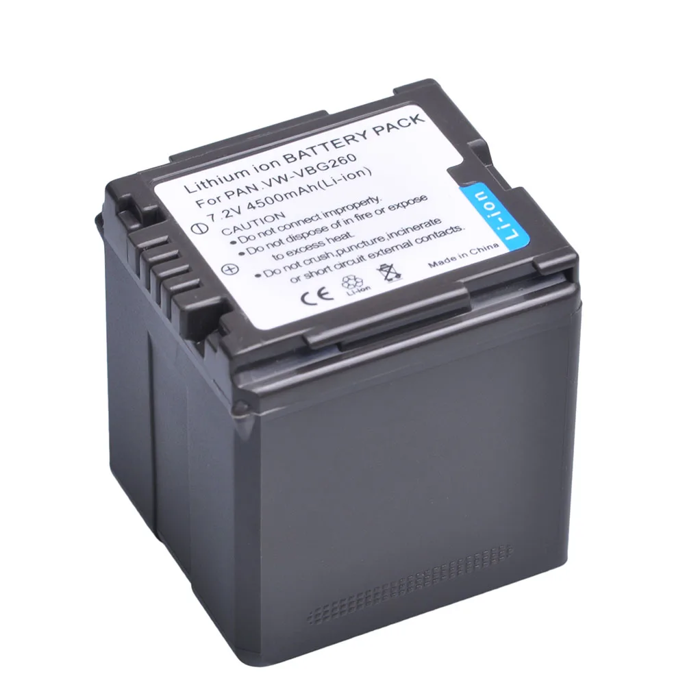 Аккумулятор литий ионный для фотоаппарата 4500 мАч|camera battery|battery for camerabattery vw-vbg260 |