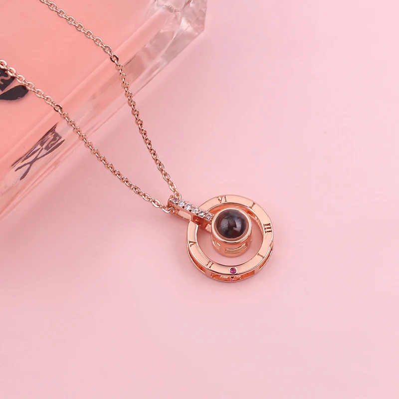 Ожерелье с кулоном Я люблю тебя на 100 языках | Украшения и аксессуары