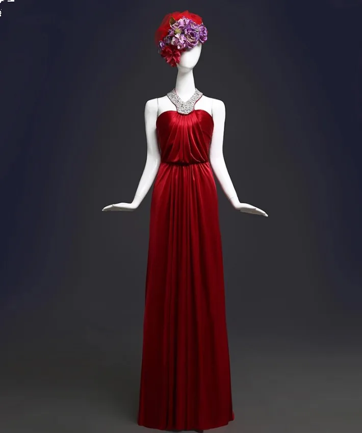 

2019 Free shipping Wine red Party Gowns Formal Long Evening dresses robe de soiree vestido de festa longo robe de soiree TK660