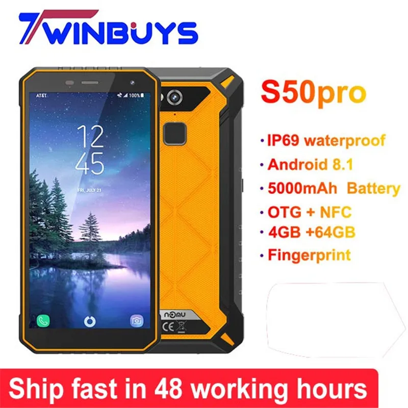 Смартфон Nomu S50 Pro IP69 IP68 водонепроницаемый ударопрочный телефон с экраном 5 72 дюйма