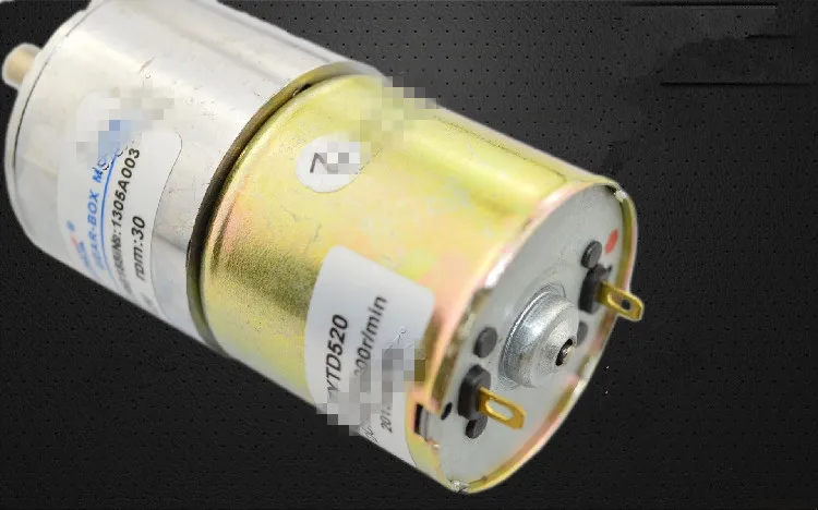 ZGA37RG DC 12 В 24 Форма цилиндра постоянный магнит мотор-редуктор 6 мм вал DIY робот 2-1000