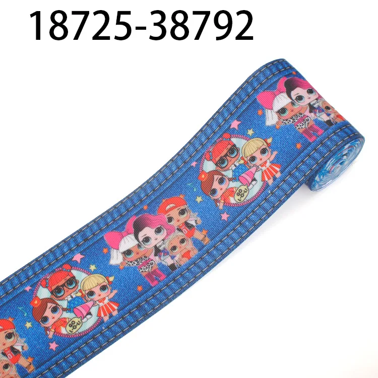 Diy платье аксессуаров луки ленты Новый 50 ярдов 3 &quot75 мм деним Grosgrain бантами и