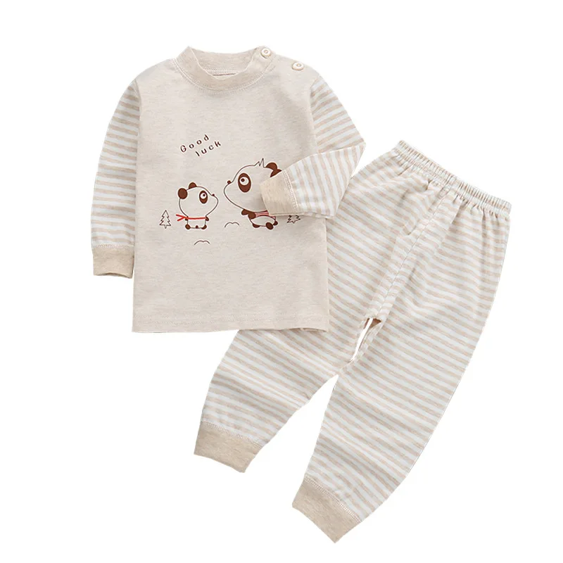 New Autumn Children Baby Boys Girls Clothing Sets Tracksuit 2PCS Cotton Sport Suit Cartoon T-Shirt+Pants Kids Clothes Set | Детская