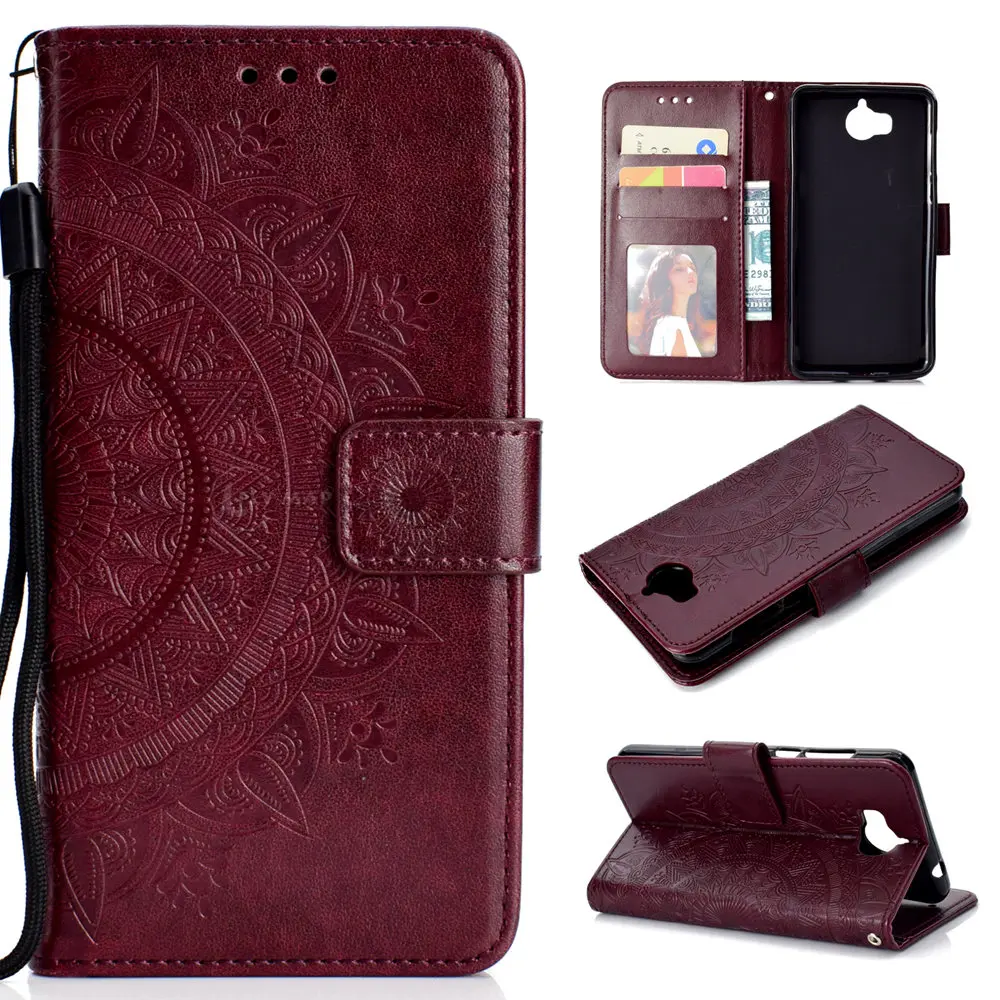 Flip Wallet Case for Huawei Nova Young Floral Tpu Silicone Leather Phone Cover Coque Capa For NovaYoung MYA-L41 MYA L41 Bag