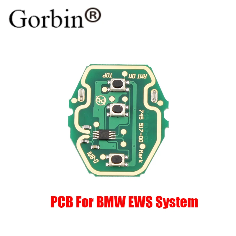 Автомобильный ключ GORBIN электронная плата для BMW EWS система 433 МГц/315 МГц X3 X5 Z3 Z4 1/3/5/7