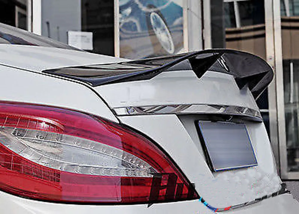 W218 CLS спойлер для заднего багажника из углеродного волокна крыло Mercedes Benz 2012 2015