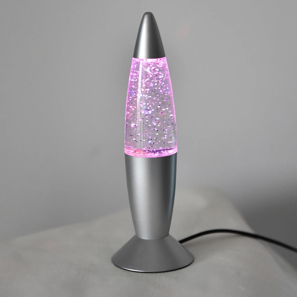 1 шт. 3 цвета лава лампа со шнуром ракета USB RGB lсветодио дный ava лампа Изменение светодиодный Блеск ночник украшения