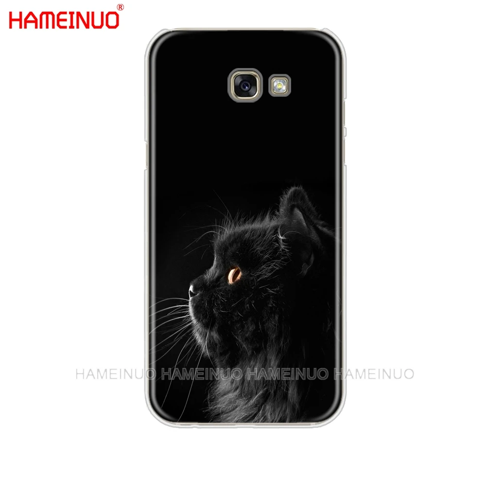 HAMEINUO Чехол для мобильного телефона с черным кошачьим глазом Samsung Galaxy A3 A310 A5 A510 A7 A8