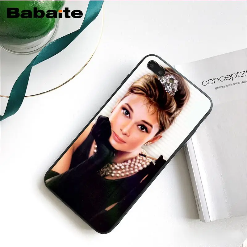 Babaite Известный Элегантный чехол для телефона Одри Хепберн для iphone 11 Pro 11Pro Max 8 7 6 6S Plus X XS MAX 5 5S SE XR