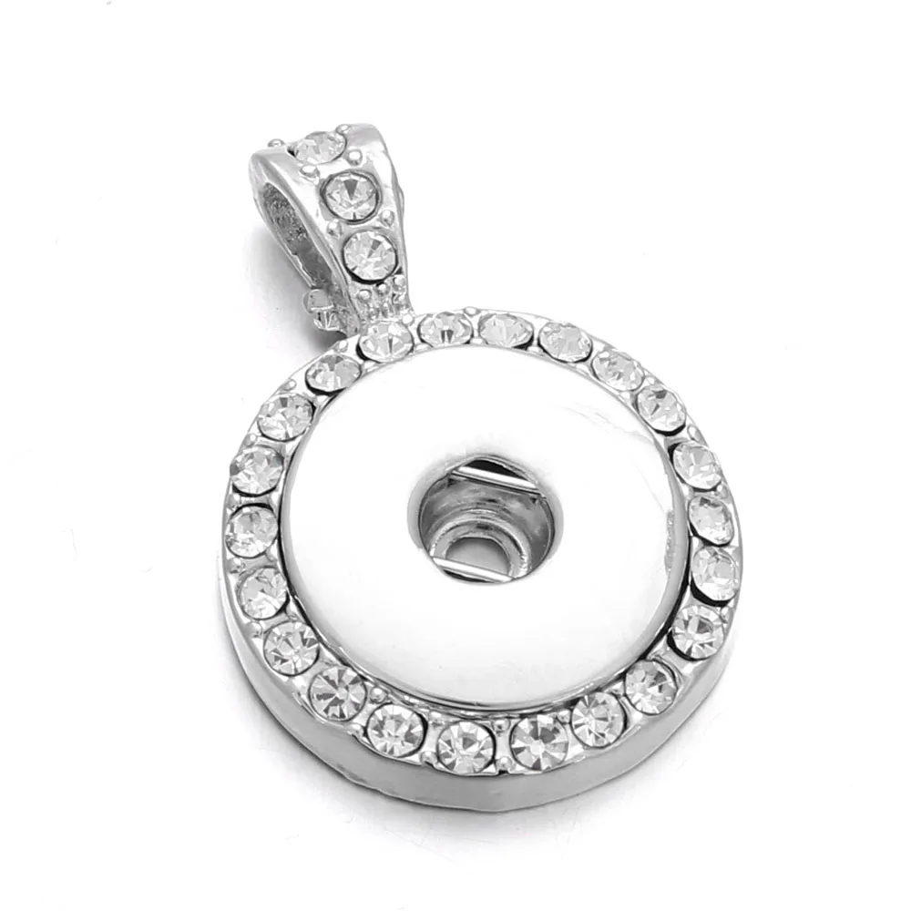 Горячая распродажа!|snap necklace|pendant silverround pendant |
