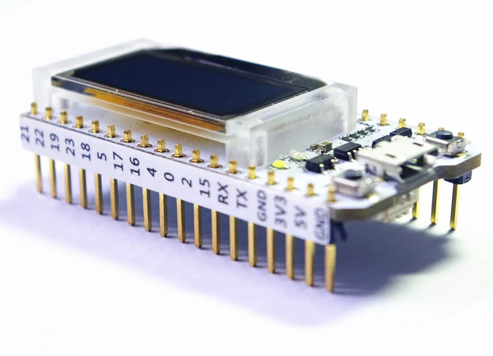 Макетная плата Wi Fi ESP32 0 96 дюйма синий OLED дисплей Bluetooth Интернет вещей для