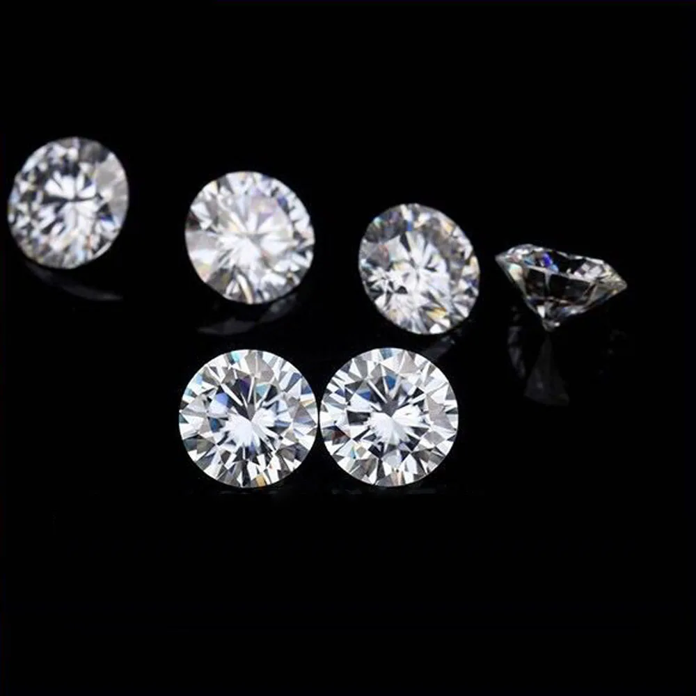 Оптовая цена EF цвет 0.4ct 4 5 мм четкость VVS круглой формы Блестящий огранка для