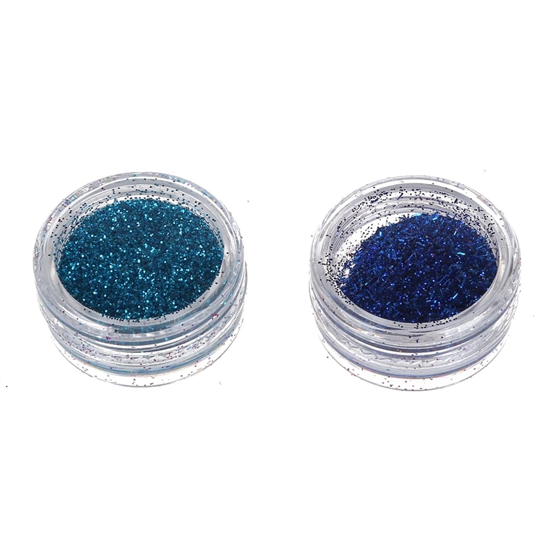 

24 x Colors Glitter Powder Glitter Nail Deco for False UV Gel Nail.