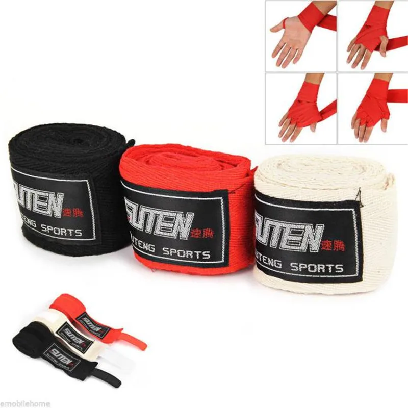 SUTEN 1 пара ширина 5 см длина 2 м хлопок боксерский бандаж Sanda Handwrap Z510 | Спорт и