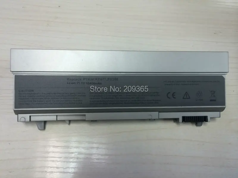 Аккумулятор для ноутбука Dell Latitude E6400 E6410 E6500 E6510 PT434 PT435 PT436 PT437 10400 мАч 12 ячеек