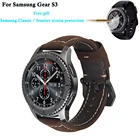 Кожаный ремешок для часов Samsung Gear S3 для Samsung Gear S3 ClassicFrontier Galaxy watch 46 мм ремешок для часов сменный Браслет