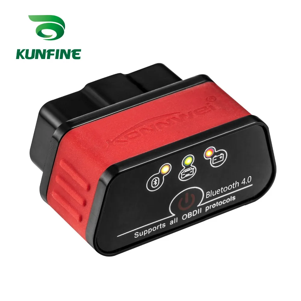 KUNFINE KW903 4.0 Bluetooth for IOS system ODB2 II Diagnostic Code Scanner Reader ELM327 5 Colors to choose |
