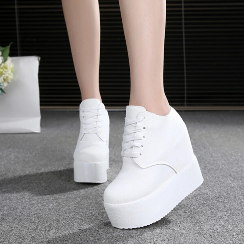Клин Обувь на высоком каблуке Женская Повседневная обувь zapatos mujer Туфли и