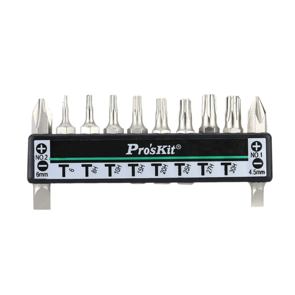 Proskit 1PK 212H 10 в 1 двойная головка L форма двойной ключ Набор отверток для замены