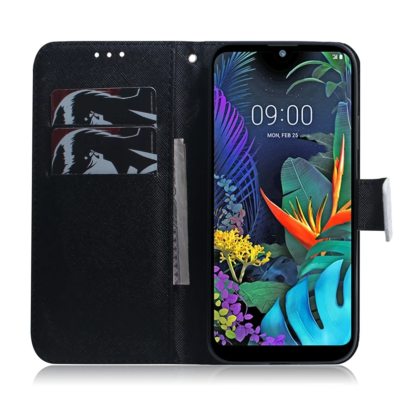 Флип-кошелек для Coque LG K50 K 50 чехол кожаный кошелек флип-чехол Etui Q60 Q 60 телефона |