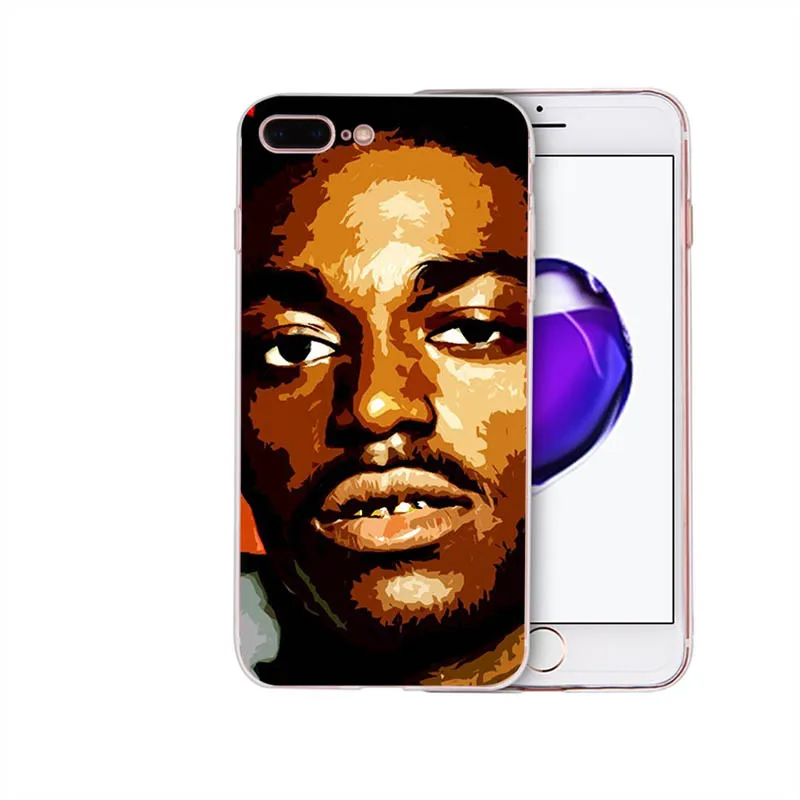 Черный мягкий силиконовый чехол Rapper Kodak для iPhone Xr Xs Max X телефона 8 7 6 6S Plus 5 5S SE 10
