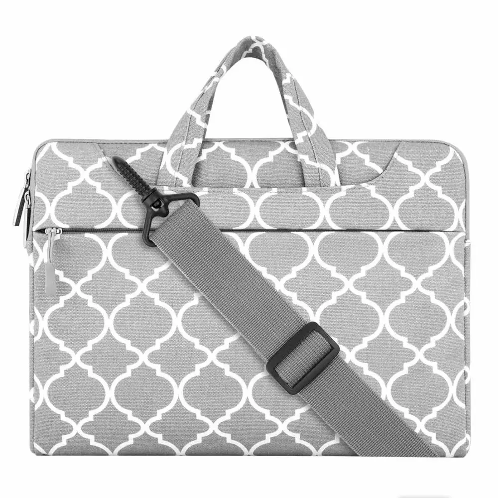 Gray Сумка для ноутбука MOSISO, чехол для Macbook Pro 13 15, сумка для ноутбука, сумки через плечо для Xiaomi Air 13,3 15,6 Surface Pro 3 4 5 6, чехол - Цвет: Gray