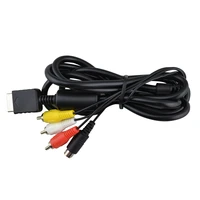 high quality 2in1 audio video cord wire s video av cable for ps2 for ps3 for playstation 2 3