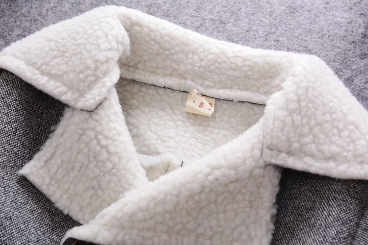 Детское пальто шерстяное для малышей детские вельветовые куртки с отложным