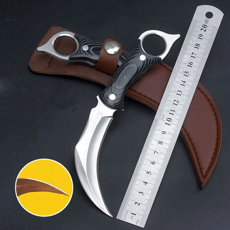 Профессиональный Военный нож Karambit, коготь, нож S, боевой мачете, тактические охотничьи ножи, спасательный нож, фиксированное лезвие, Прямая поставка