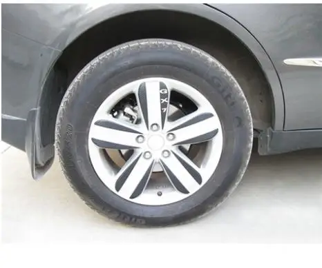 Автомобильные наклейки на колеса из углеродного волокна ступицу Специальная