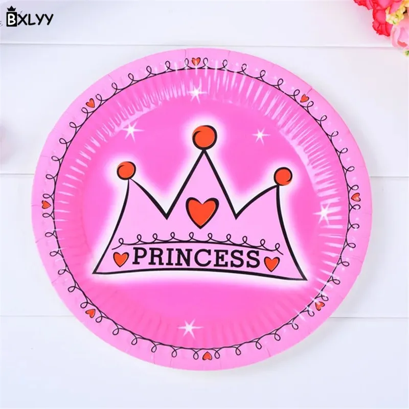 BXLYY 7 Inch Creative Color Cake Paper Plate Round Disposable Party Supplies Decoration Tools Kitchen Accessories.7z | Дом и сад